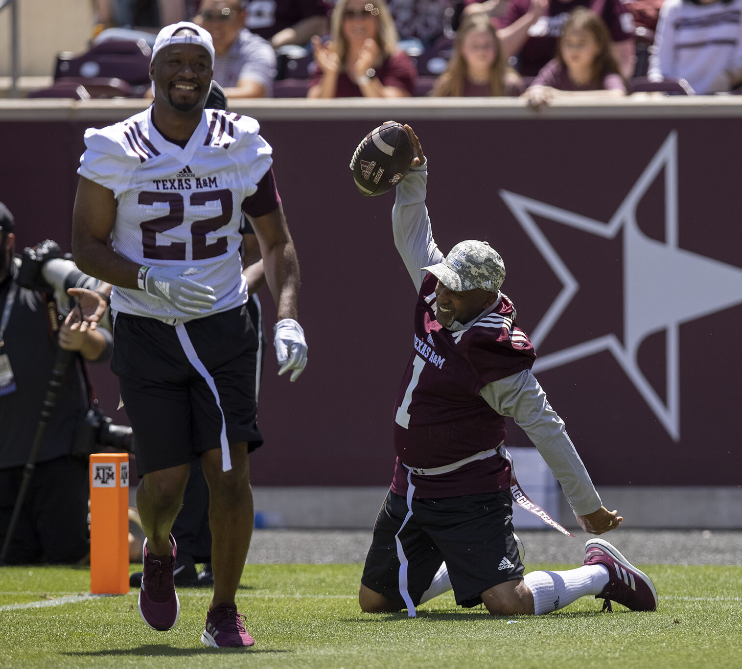 Maroon & White